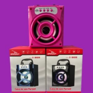 Caixa de Som Bluetooth Grasep D-BH1019 8W Portátil Rádio USB