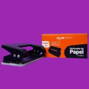 Perfurador De Papel 2 Furos Até 12 Folhas Jocar Office