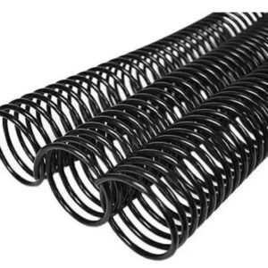 Espiral 17mm Encadernação Até 100 Folhas Preto 100 Unidades
