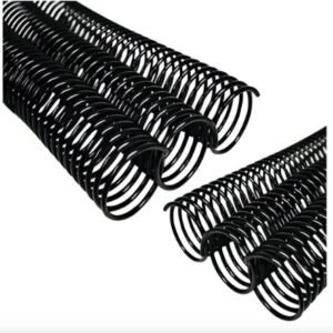 Espiral 20mm Encadernação Até 120 Folhas Preto 70 Unidades